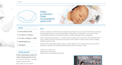 Desktop Screenshot of neonatology.cz